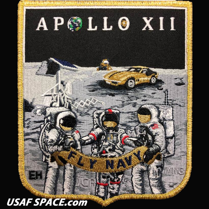 Apollo 12  Spirit Commemorative 5" Tim Gagnon ORIGINAL A-B Emblem NASA PATCH