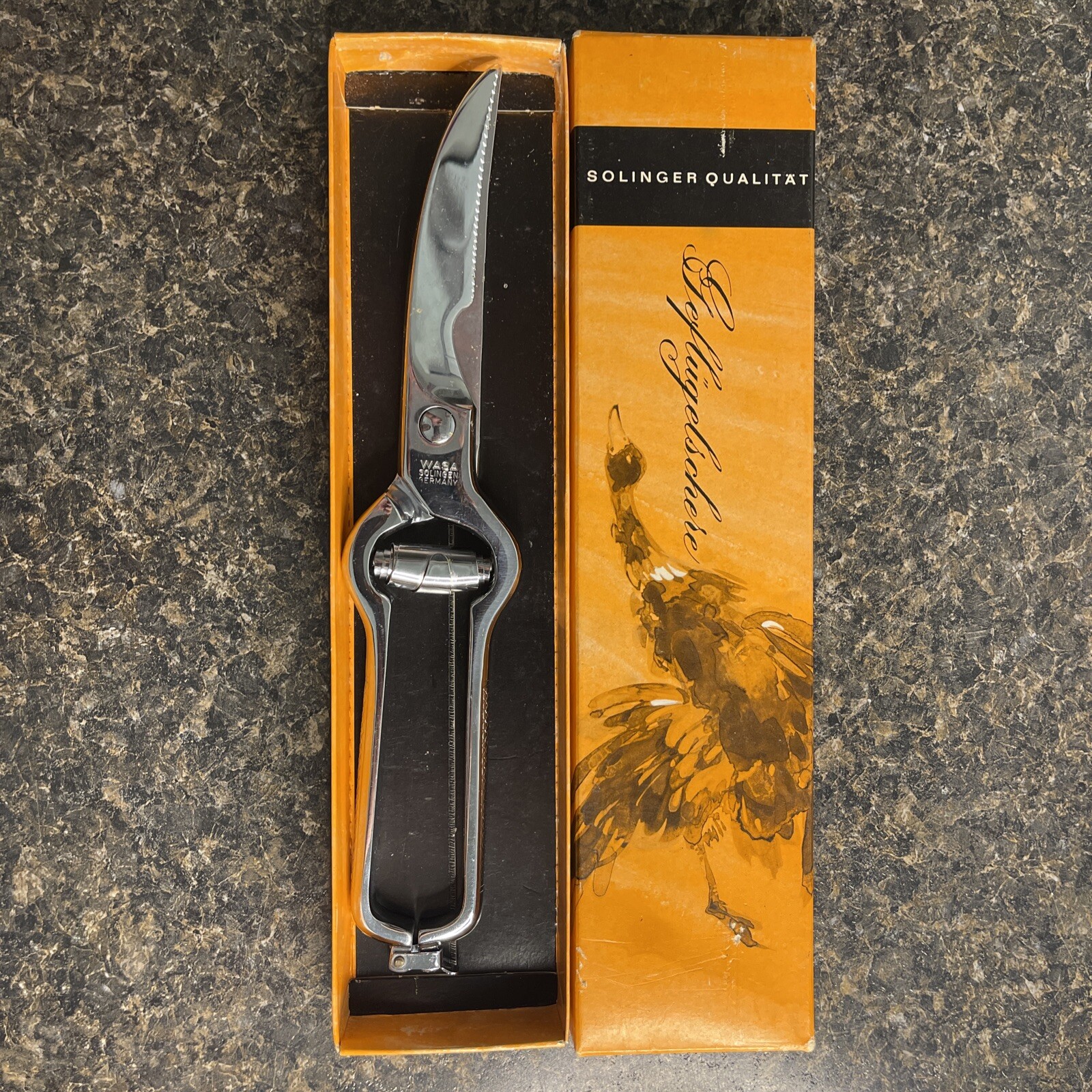 Solinger Qualitat Poultry Sheers Geflügelschere Vintage German