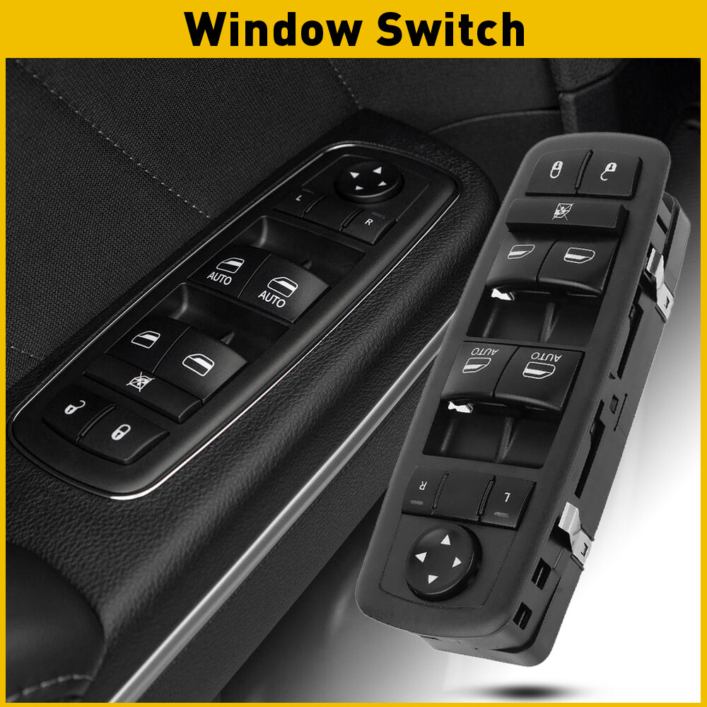 Driver Side Power Window Mirror Control Switch For 2015-2019 Dodge Charger Sedan