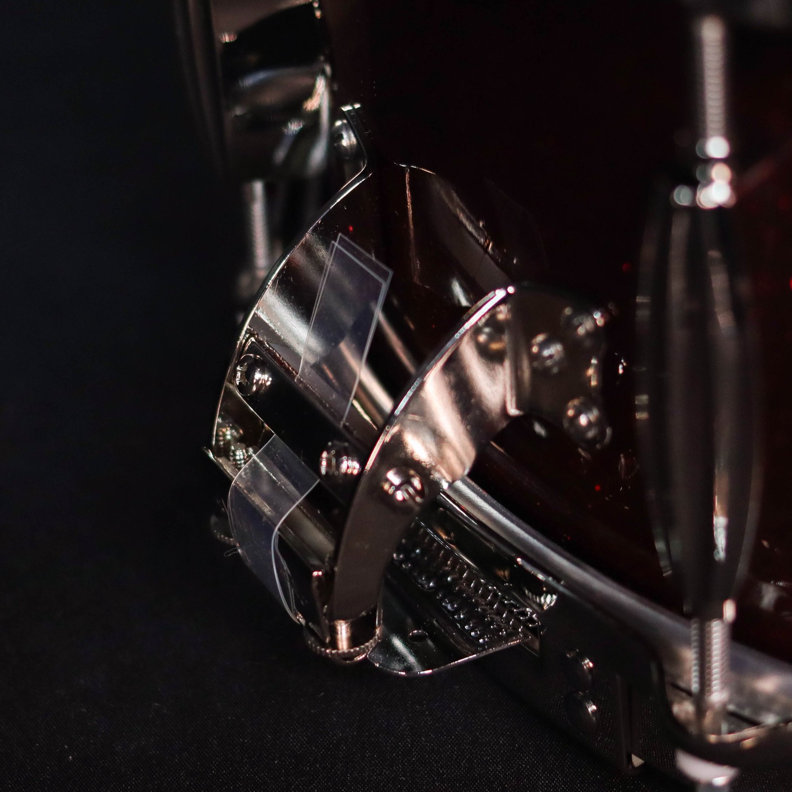 Slingerland 14" x 5.5" Radio King Solid Maple Snare Drum, Maroon Glass FP