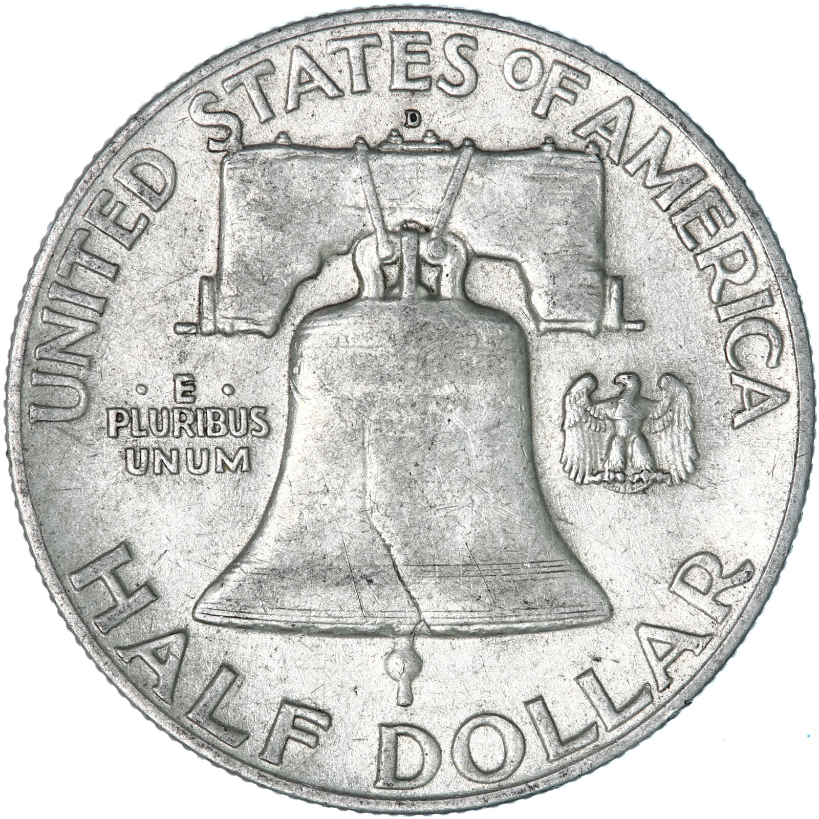 1949 D Franklin Half Dollar 90% Silver Extra Fine XF