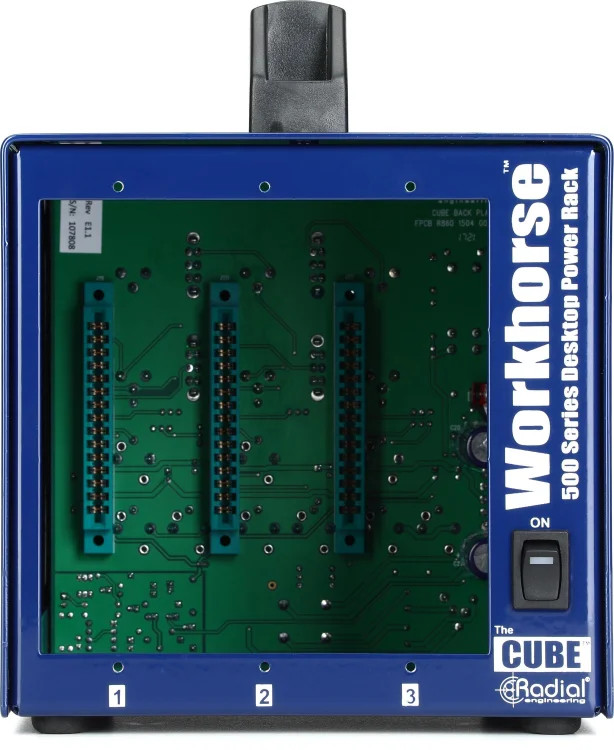 Radial Workhorse Cube 3-slot 500 Series Desktop Chassis