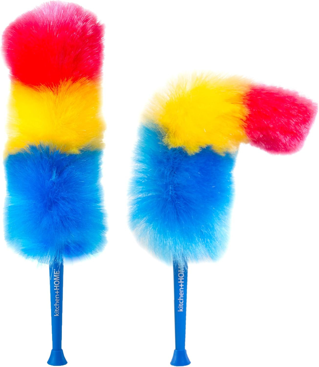 Kitchen + Home 23� Inch Rainbow Static Duster - Electrostatic Feather Duster ...