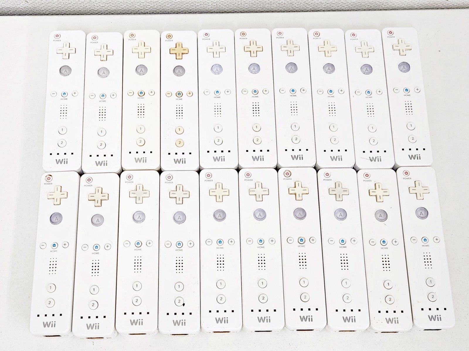 Nintendo Wii Controller Lot White 20pc Faulty or Defective