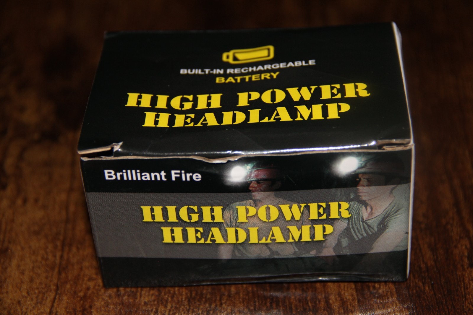 Brilliant Fire High Power Headlamp Built-In Rechargeable Ultra Bright LED Light