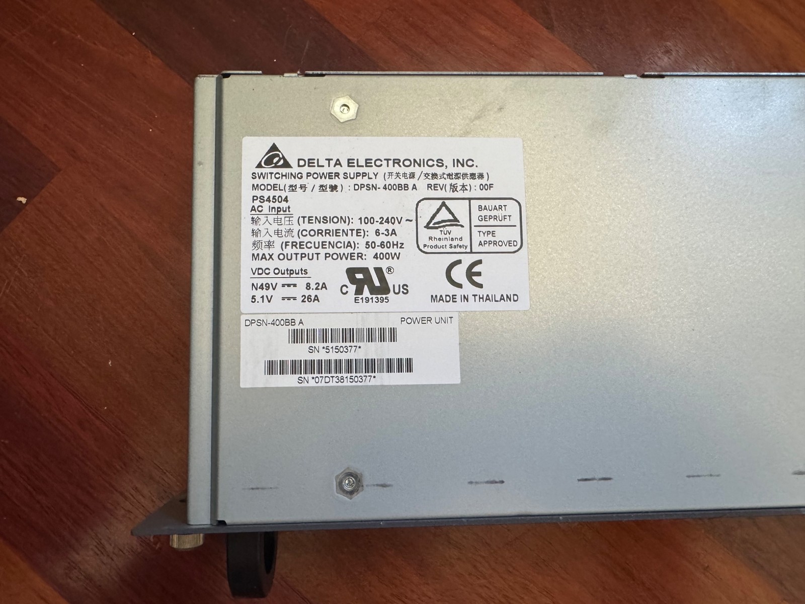 Delta PS4504 DPSN-400BB A Switching Power Supply