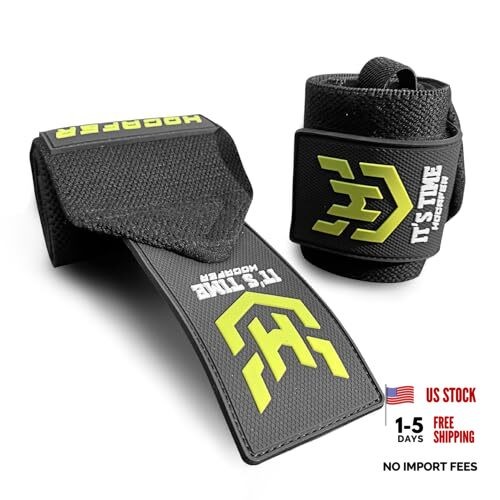 Wrist Wraps for Weightlifting - 18” Wrist Compression Support Black Flex Fit