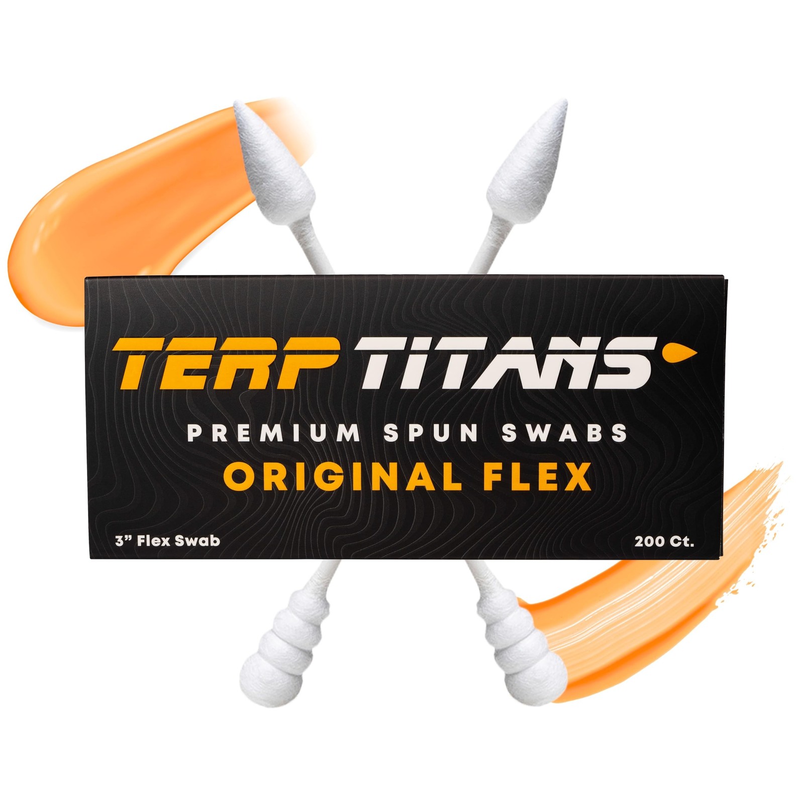 TerpTitans Original Flex – Flexible Cotton Swabs, 400 Count — Spiral