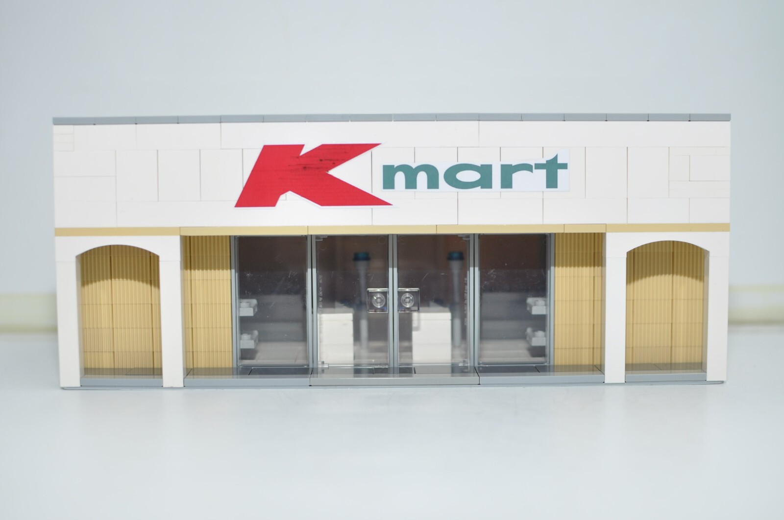 Custom Retail Store Model Built with Bricks
