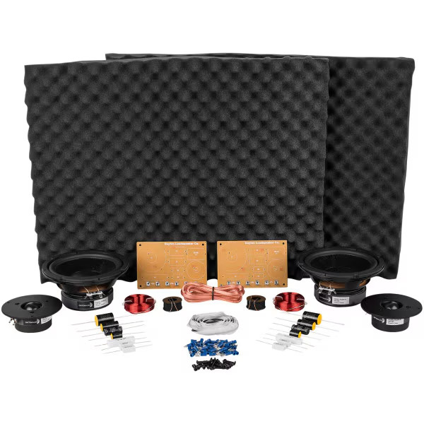 Dayton Audio BR-1 6-1/2" 2-Way Bookshelf Monitor Speaker Kit Pair Components Onl