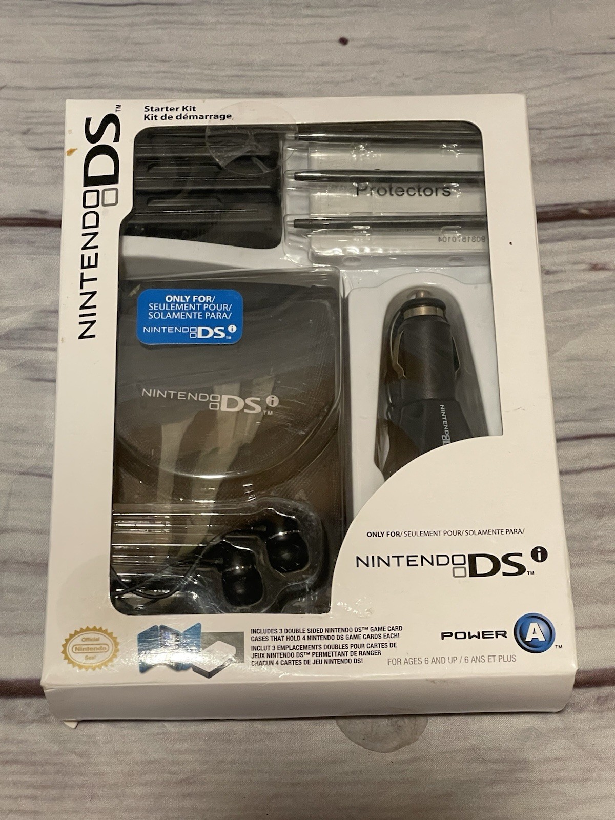 Nintendo DS Starter Kit 12 Items New Open Box