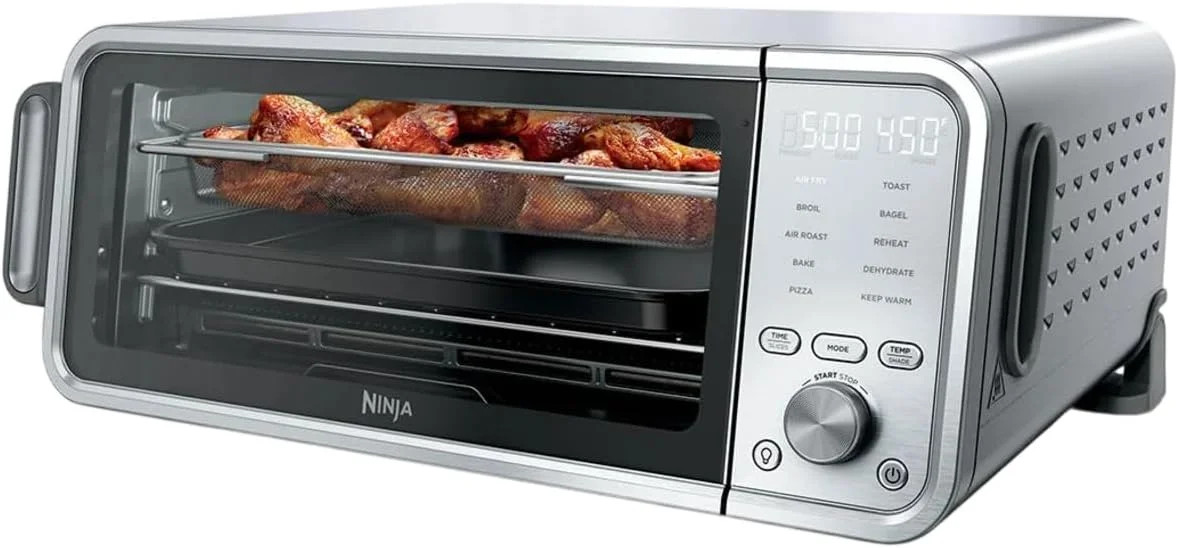 Ninja FT405CO 10-in-1 Digital Air Fry Oven with Extra Large Capacity, Flip Up an