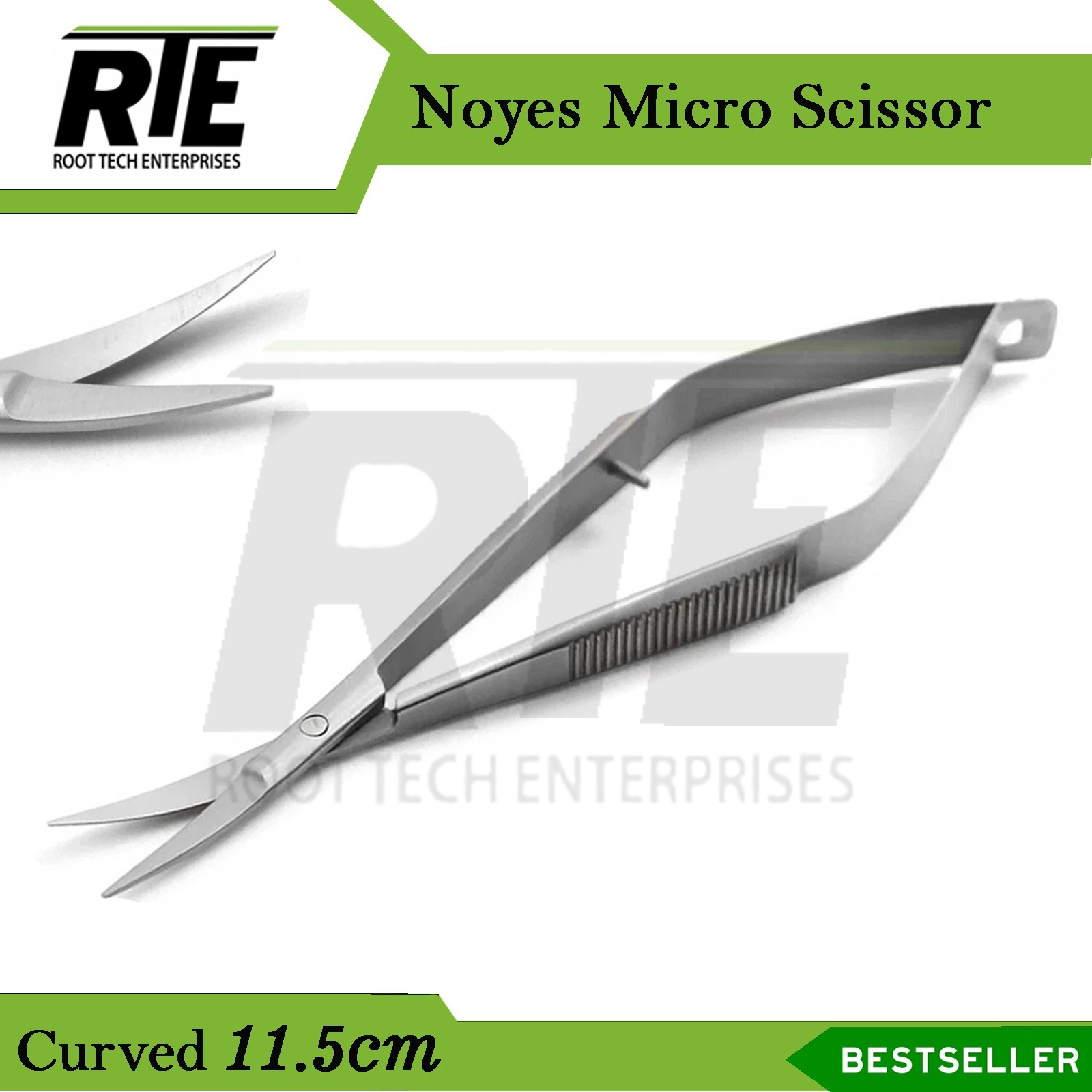 Noyes Curved Surgical Scissors Stainless Steel Operating Medical Nursing Instrum