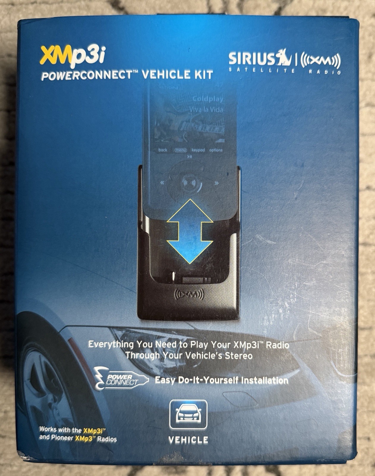 New Sirius XMp3i Model XAPV2 Satellite XM Power Connect Radio Vehicle Kit