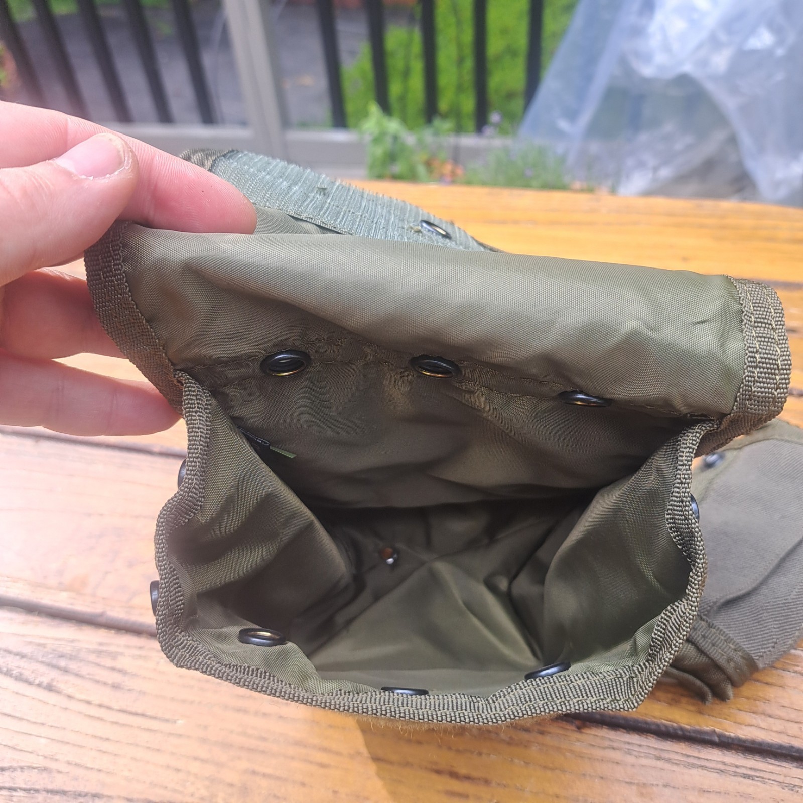 od green mollle dump pouch