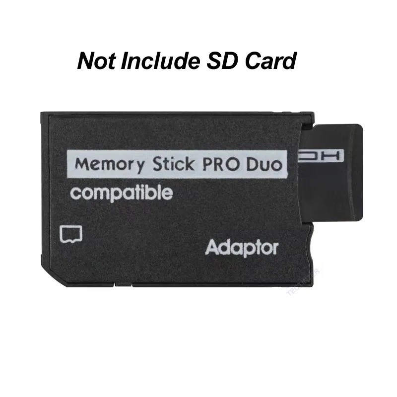 PSP Memory Stick Pro Duo Adapter SD SDHC TF Micro SD Card Converter