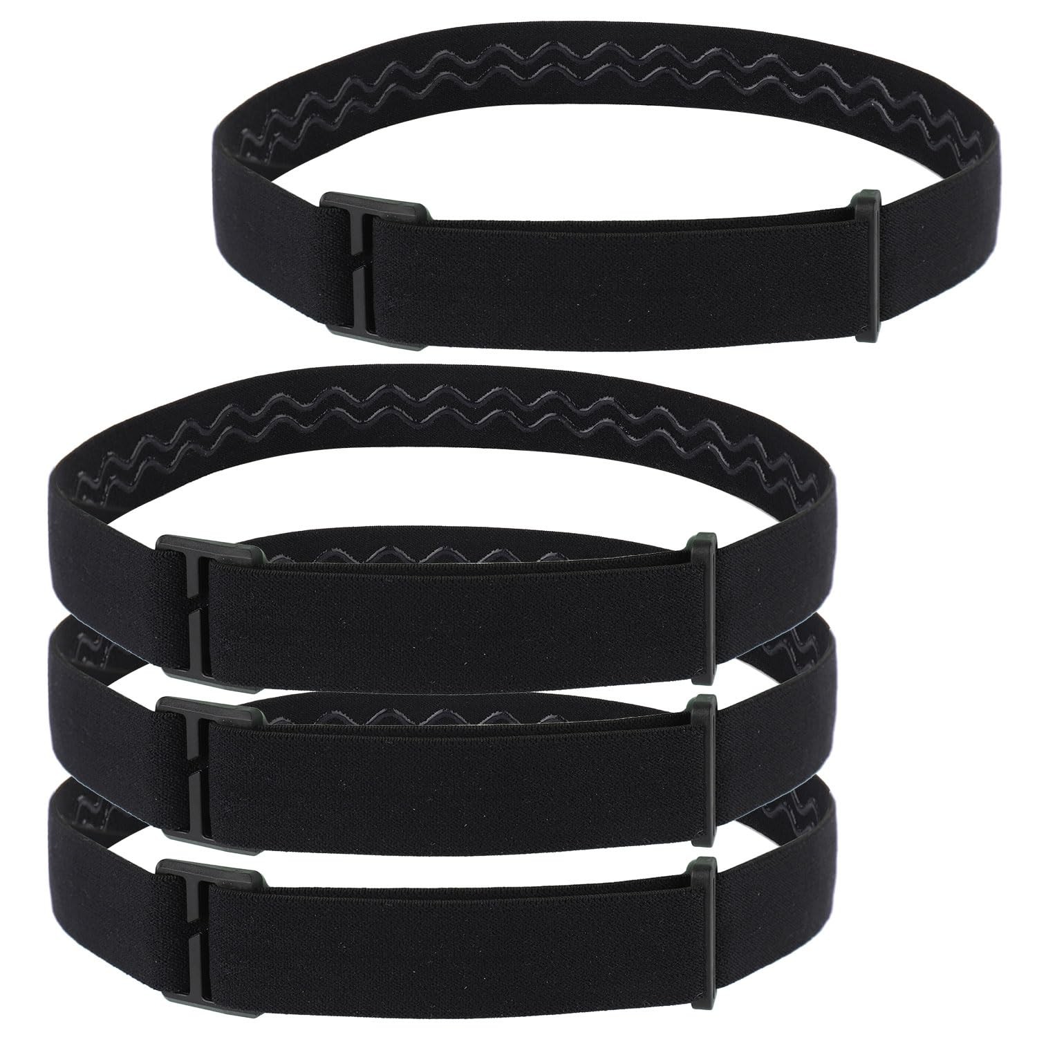 4pcs Elastic Headlamp Strap, Headlamp Band Replacement Head Lamp Comfort Belt...