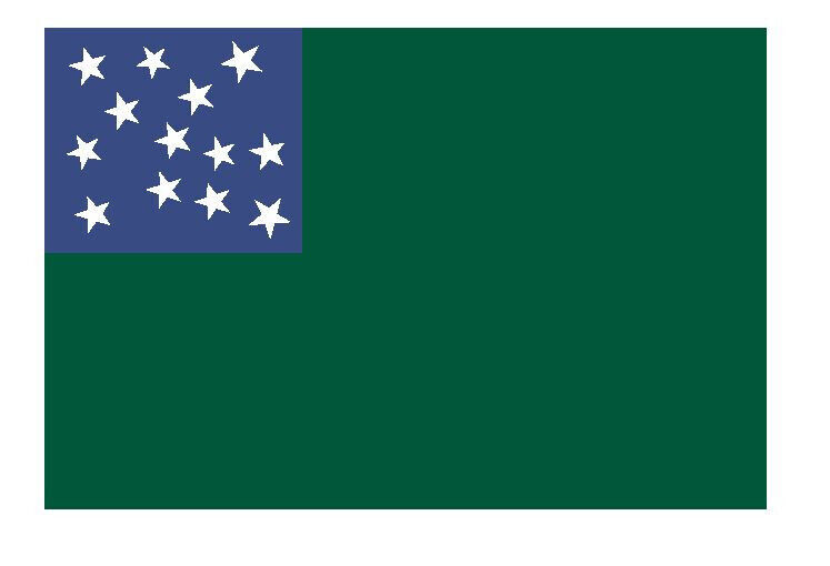United States Historic Green Mountain Boys Flag Sticker Decal