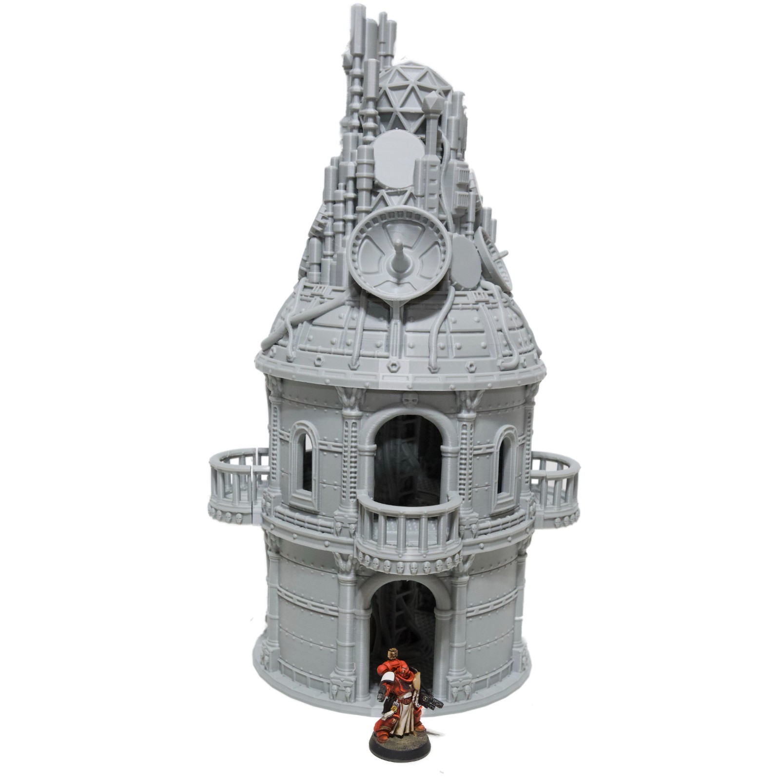 Zorpsector Rome - Sci-Fi Wargaming Communications Tower: 3D Printed