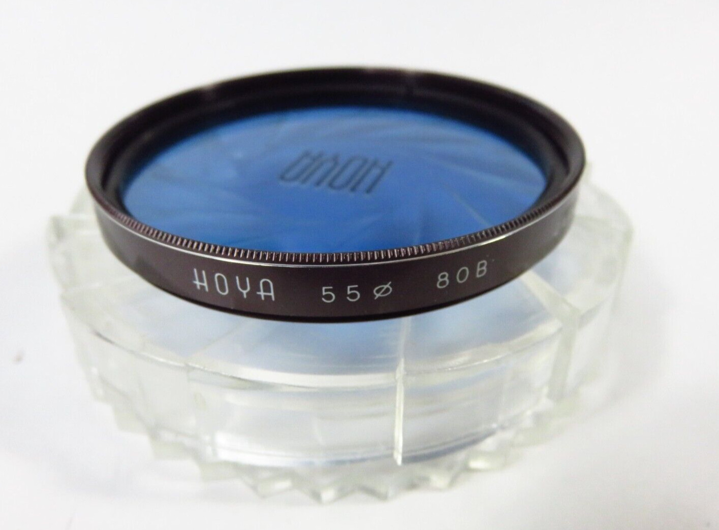55mm Hoya  80B Blue Filter - Clean / #2030