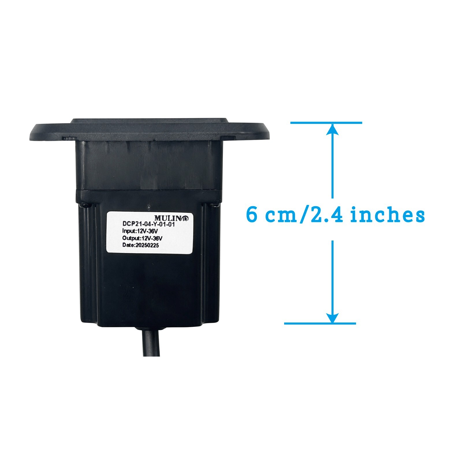Fixed DC Power Socket for Power Recliner Sofa Lift Chair Replacement with Switch