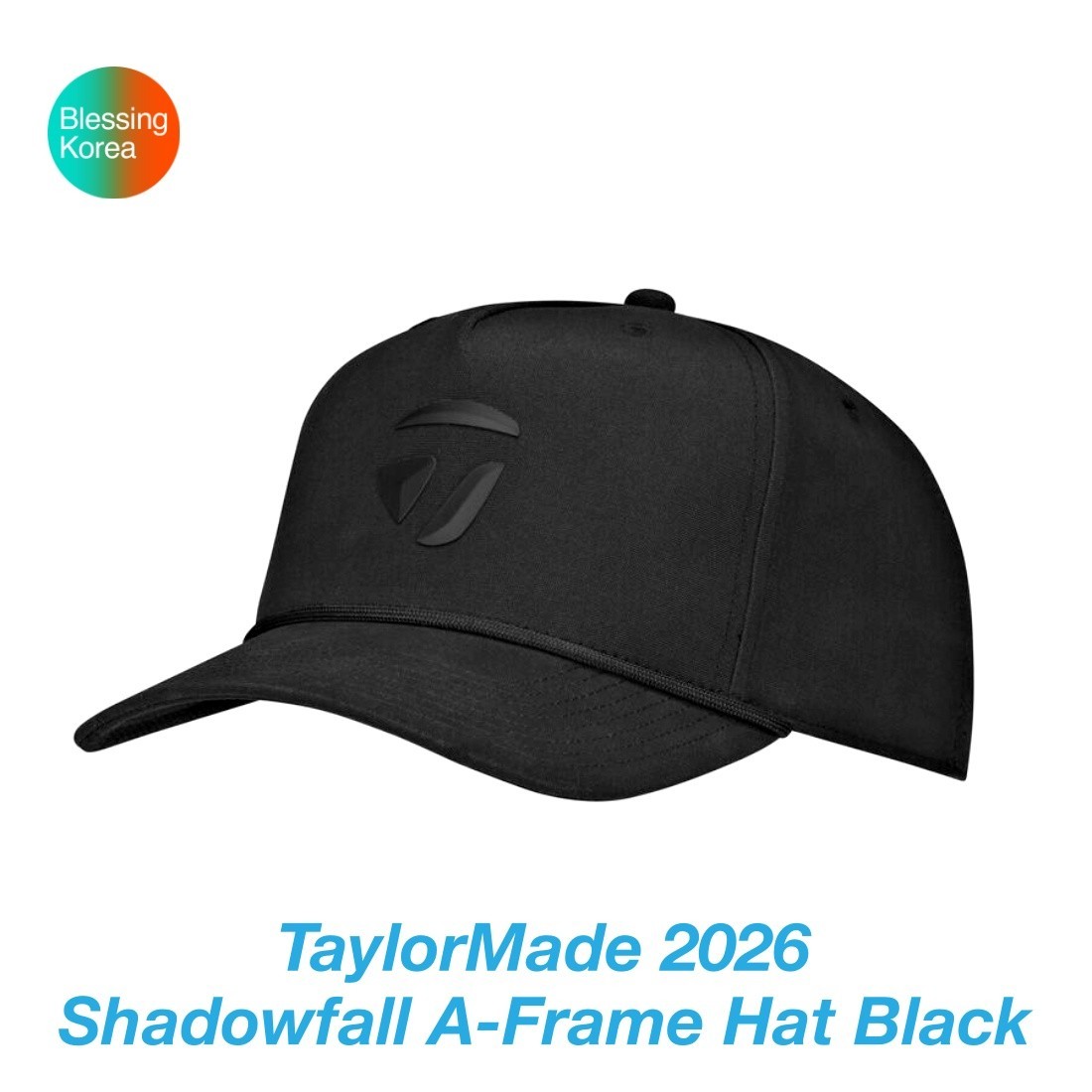 TaylorMade Shadowfall A-Frame Hat Black 2026 - Limited Edition 🔸Tracking🔸