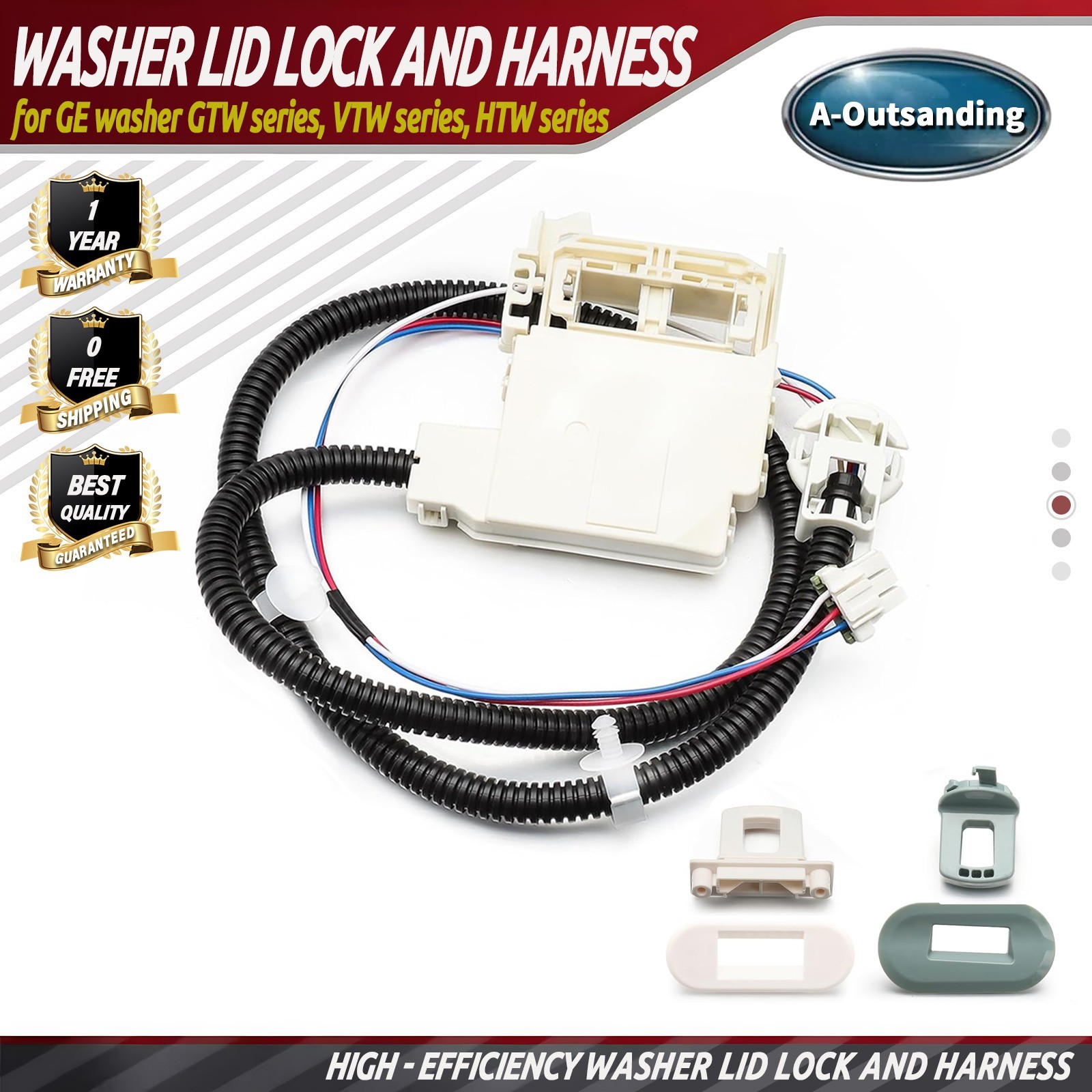 WH08X37938 Door Lid Lock Switch Assembly For Part of GE Hotpoint Washing Machine