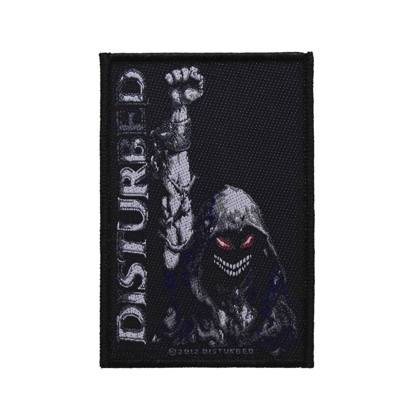 Disturbed Eyes Battle Jacket Sew On Woven Patch - OFFICIAL 12-1
