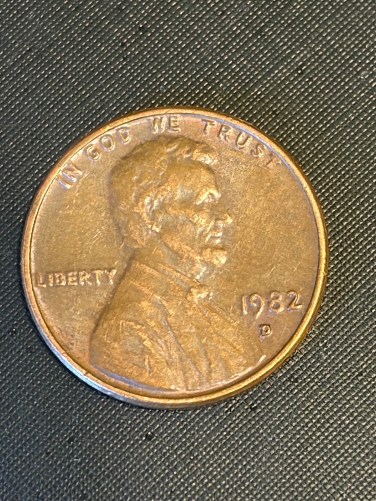 1982-P LINCOLN SM DT SMALL DATE ZINC PENNY CENT - GEM BU RED UNC!!!