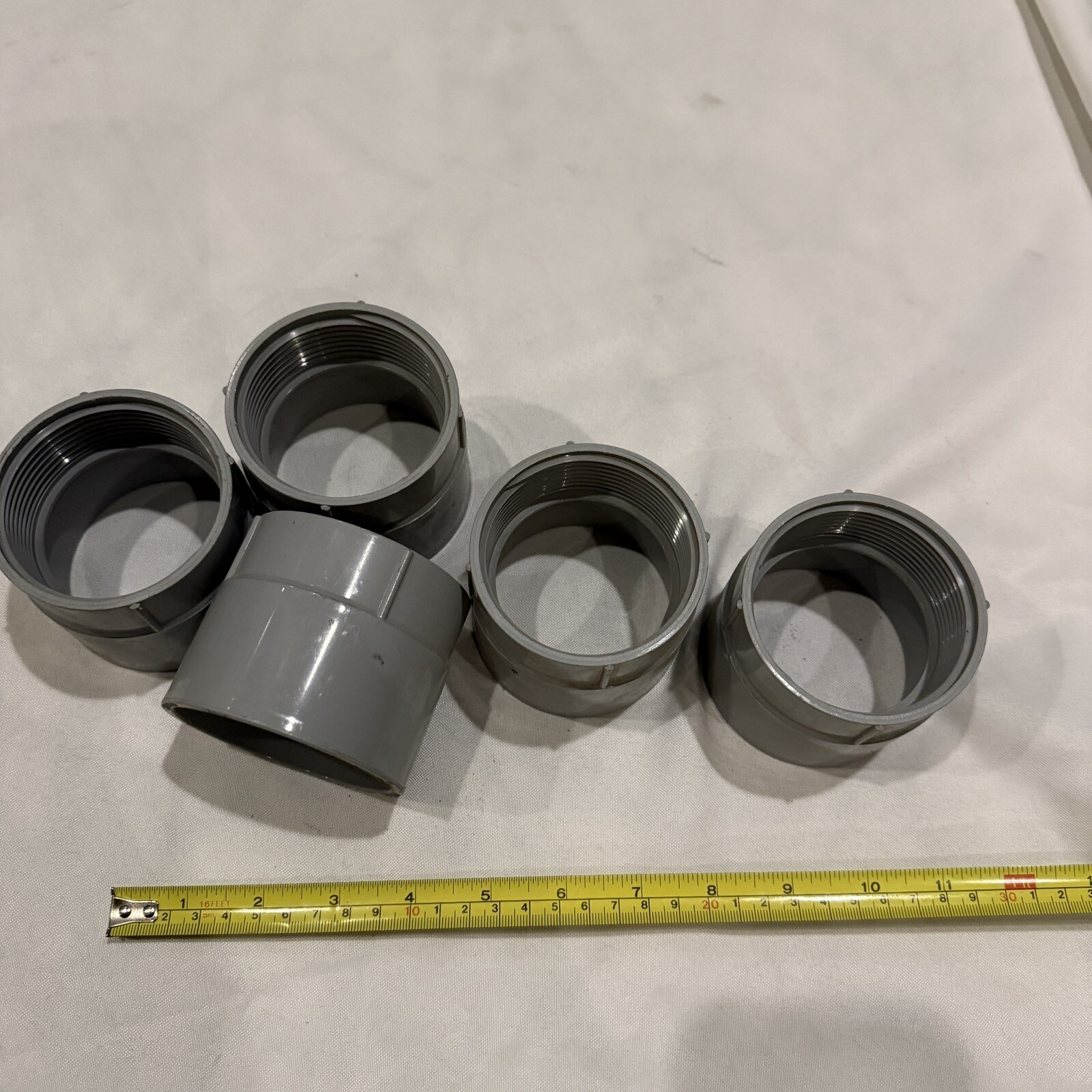 Lot of 5 Kraloy FA25 Conduit Female Terminal Adapters PVC Electrical