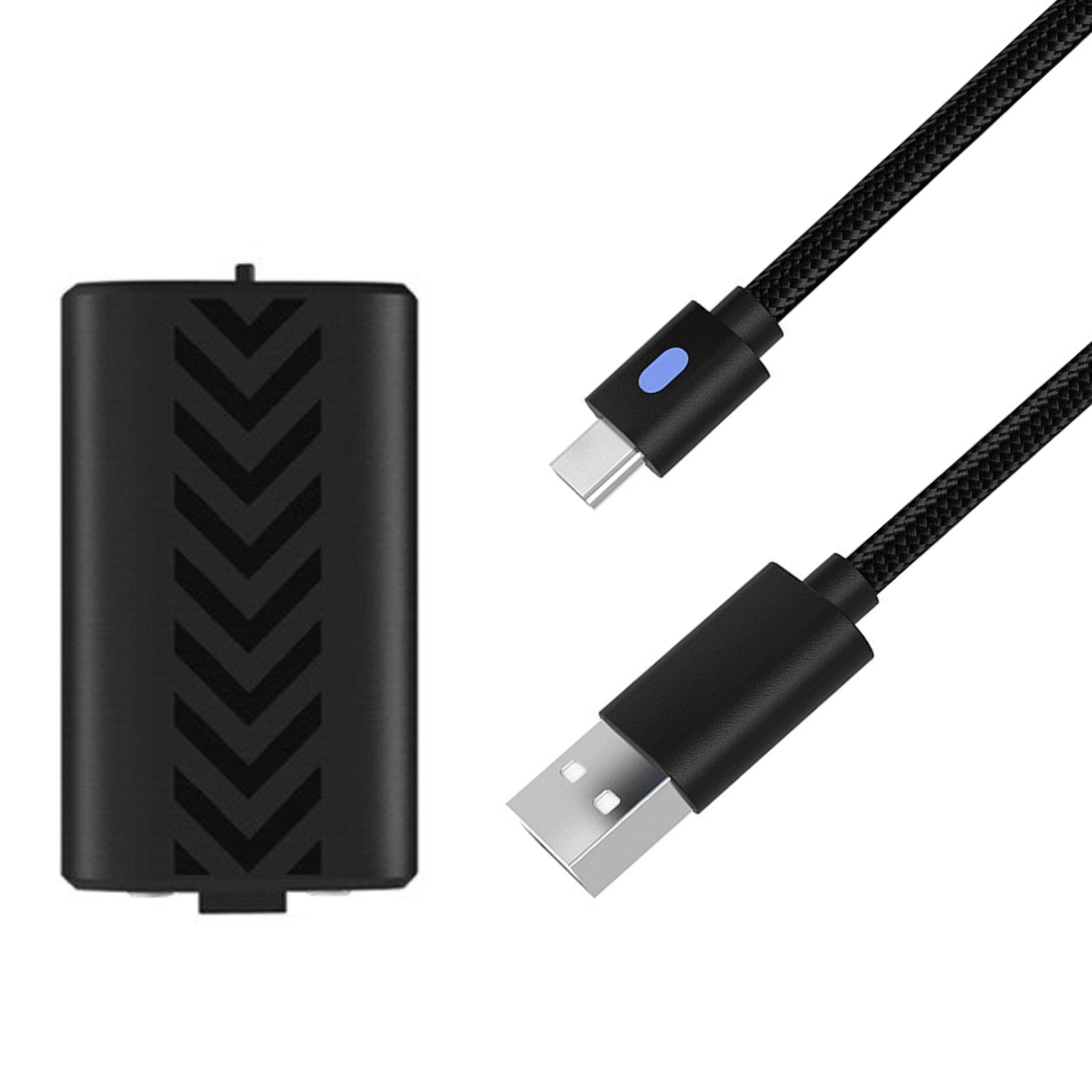 Battery Pack With Charging Cable & LED Indicator For Xbox Series S/X Controller