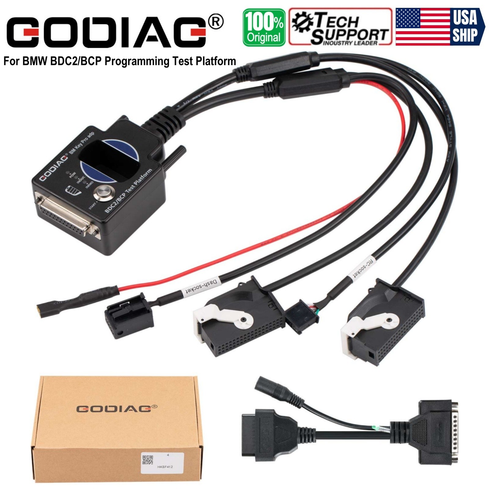 GODIAG for BMW BDC2/BCP Test Platform for BDC2 Diagnostics/ Key Synchronization
