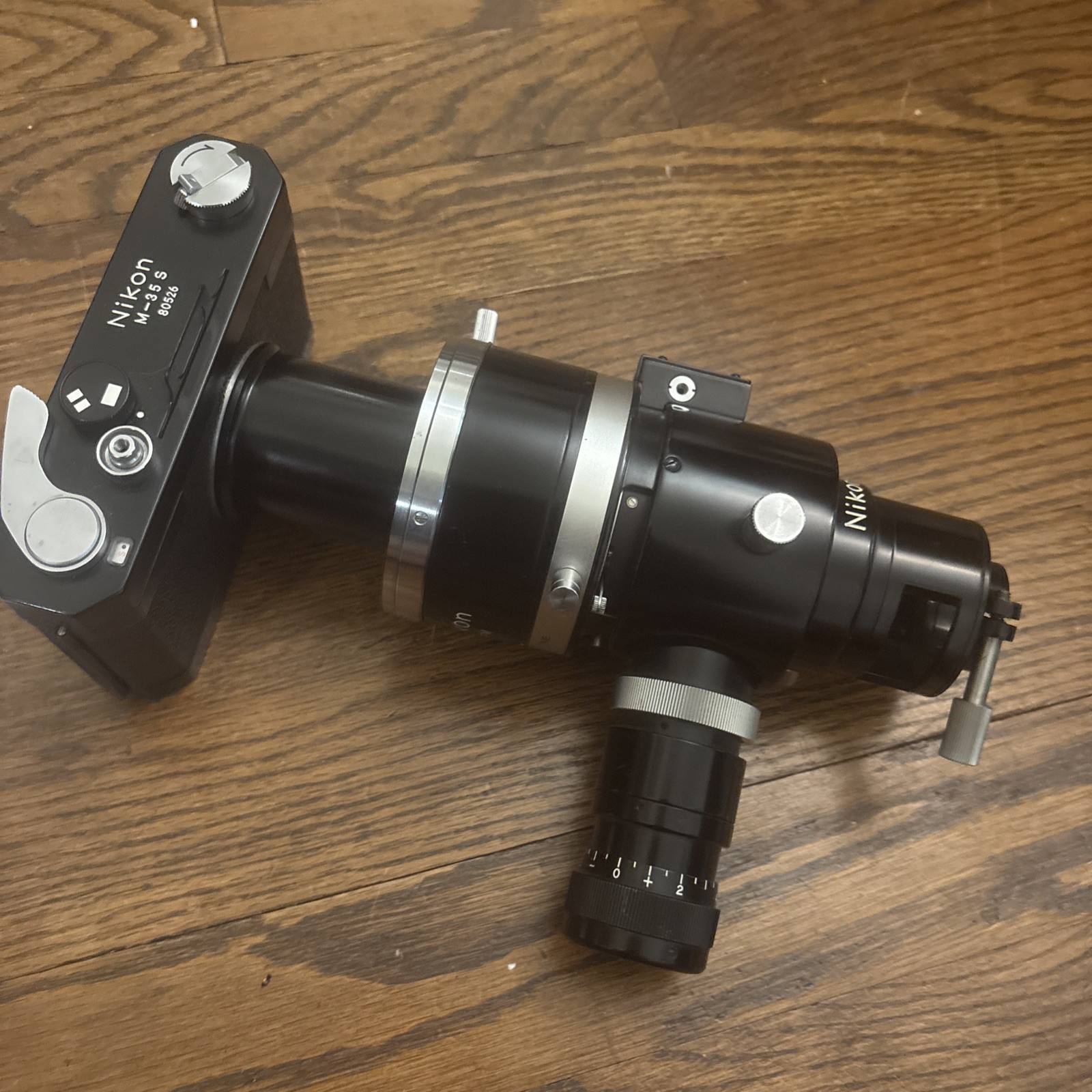 Nikon, Microflex, Adapter, EFM, with, M-35 camera, Nikon M-35 Microflex Untested