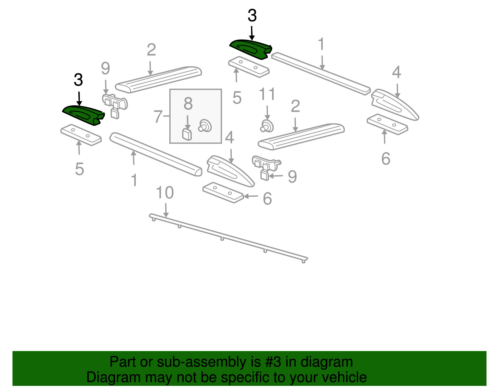 Genuine GM Cross Rail Front Support 88944272