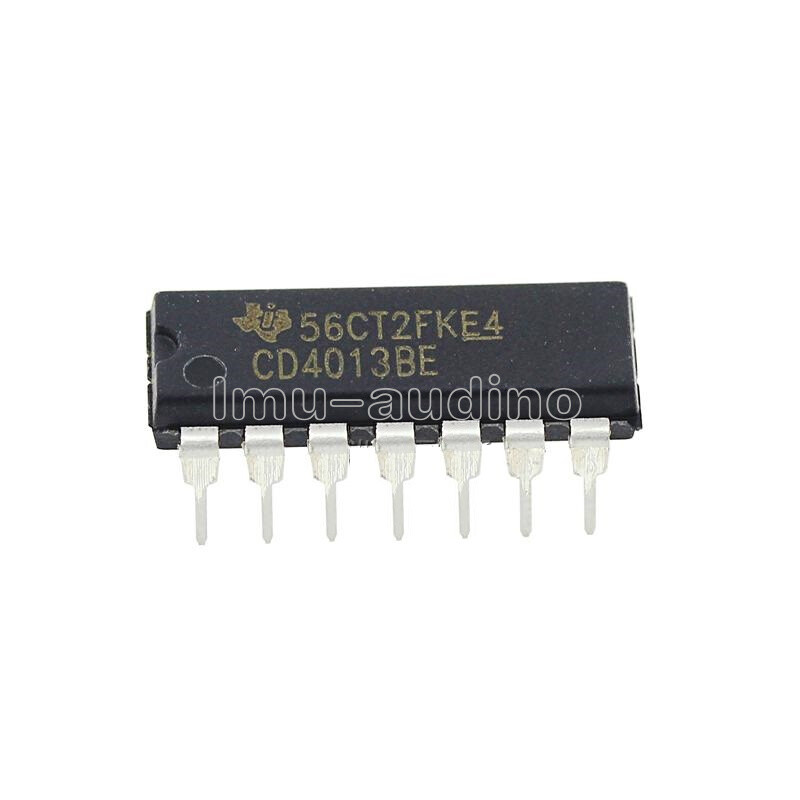10 PCS CD4013BE Integrated Circuit Dual D-Type Flip Flop DIP14 NEW