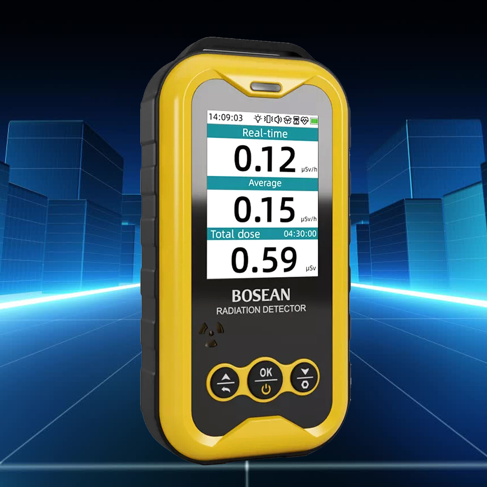 FS-5000 Nuclear Radiation Detector Radiation Survey Meter For X Beta Gamma Ray