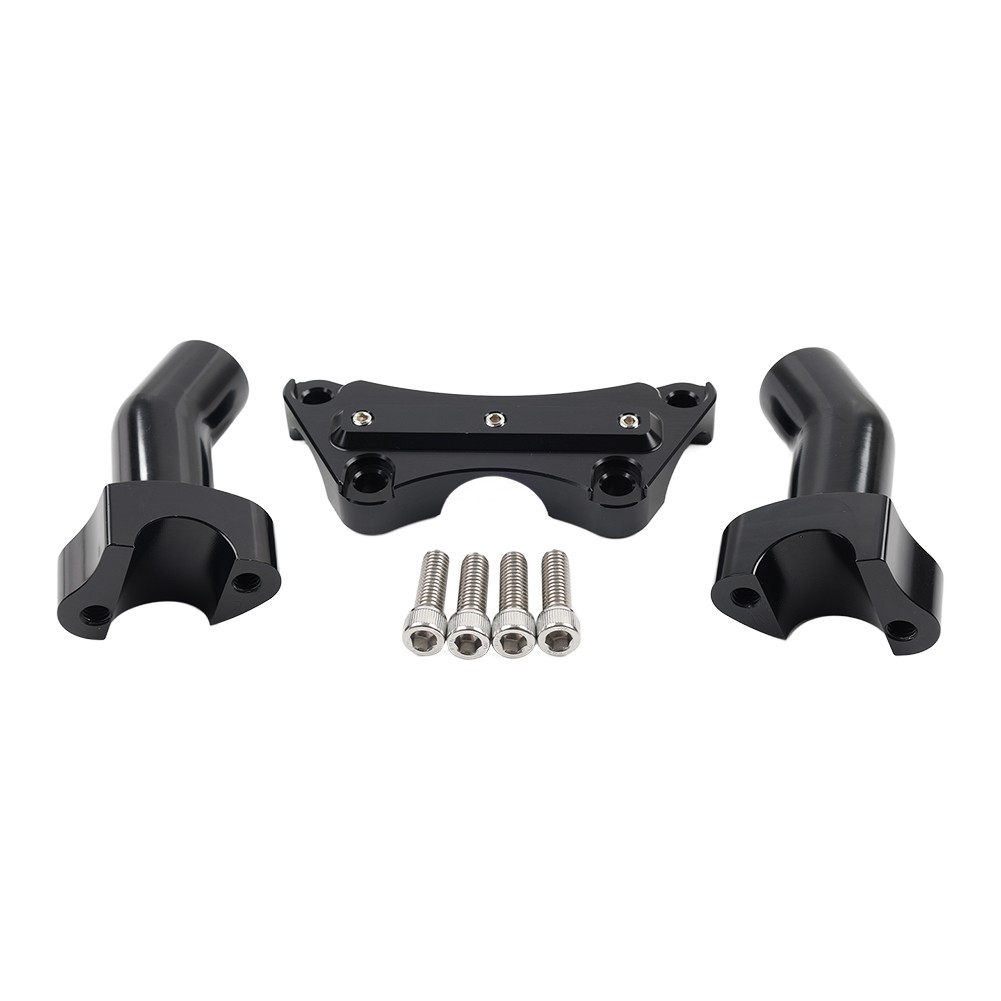 3.5" Handlebar Riser & Top Clamp For Harley Fat Boy Heritage Softail FXST FLSTN