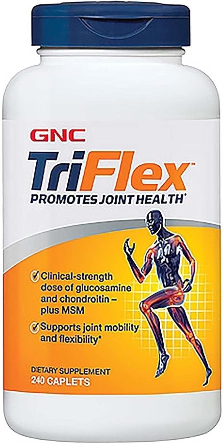 GNC TriFlex 240 Tablets Glucosamine and MSM Joint Support Supplement