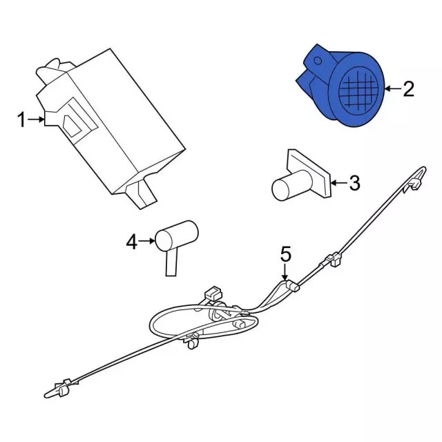 Genuine Ford Parking Aid System Speaker 3F2Z-15K864-BA
