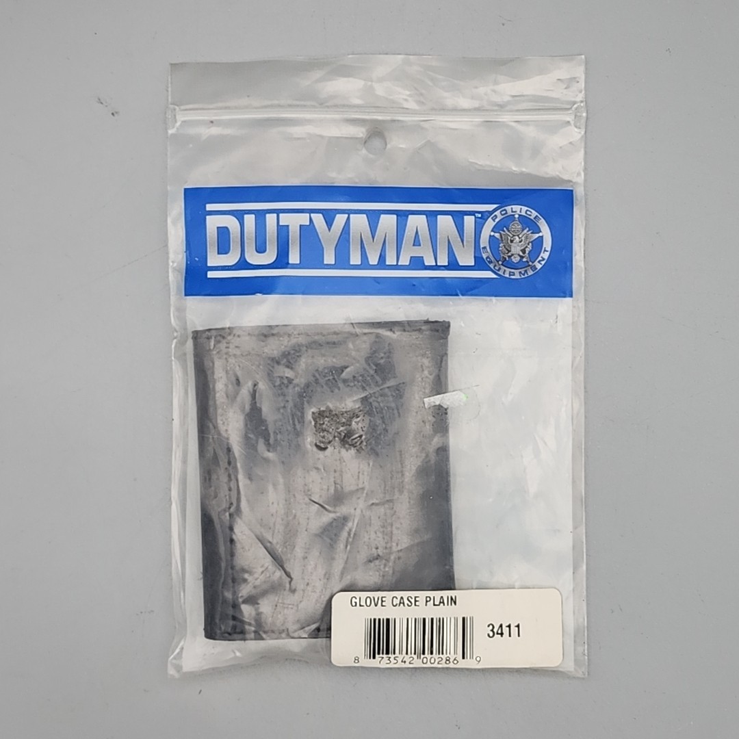 Dutyman 3411 Plain Leather Glove Case, Black