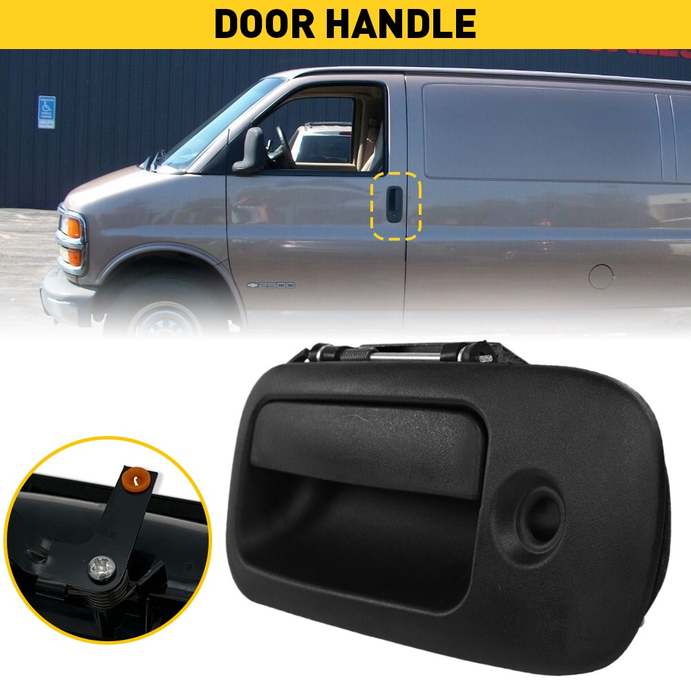Front Left Side Exterior Door Driver Fit Handle Express 1996-09 Chevy GMC Savana