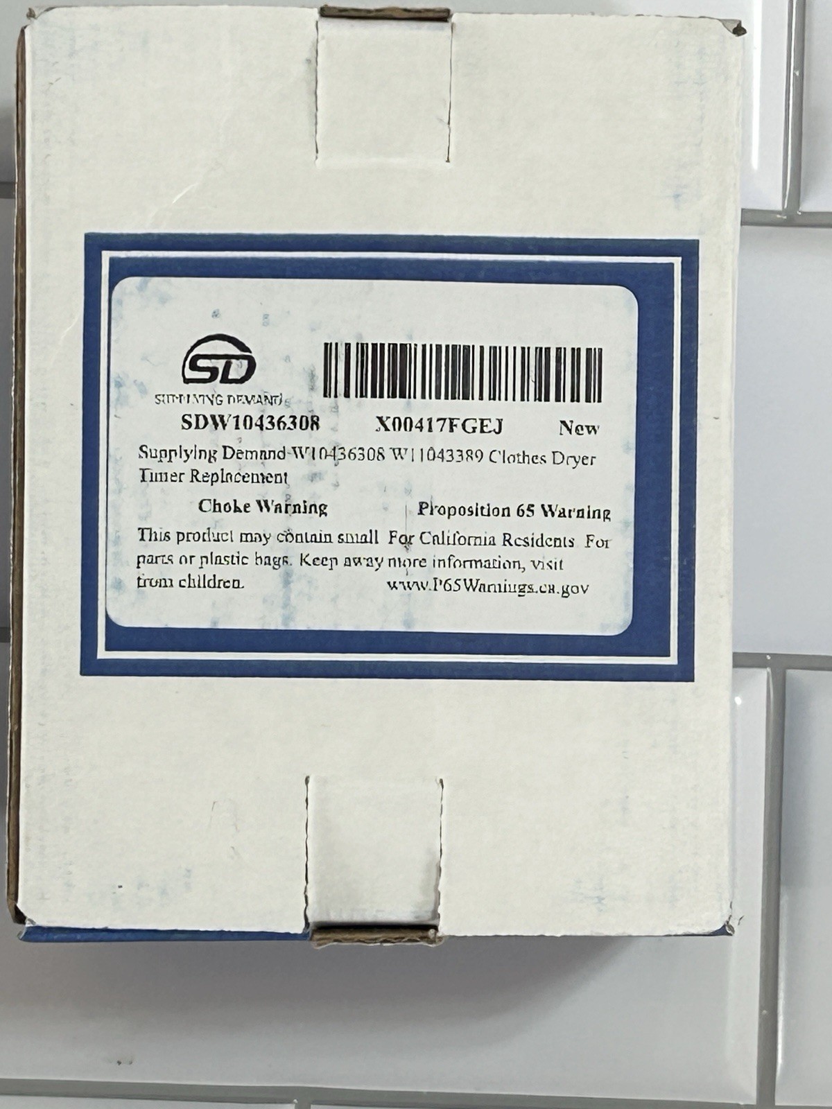 SDW10436308 W11043389 Clothes Dryer Timer Replacement New