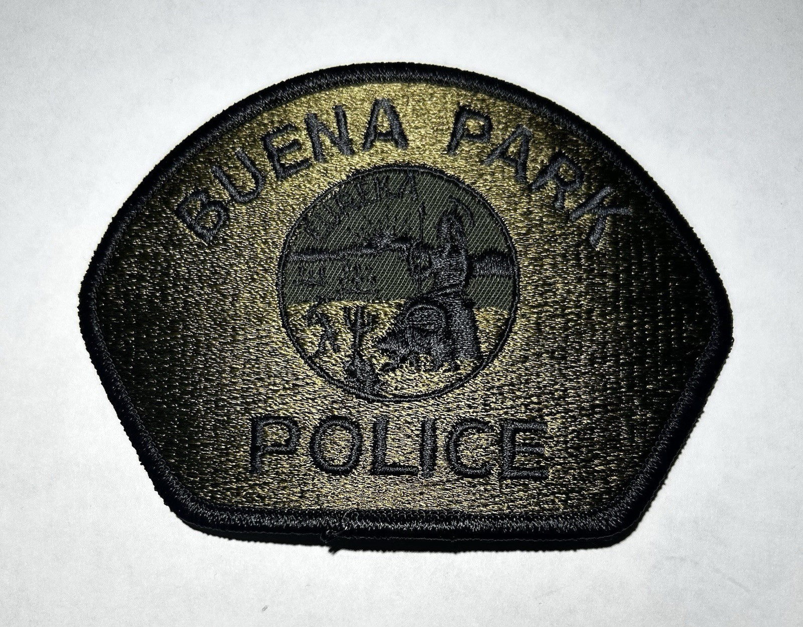 CALIFORNIA CA BUENA PARK POLICE DEPT SUBDUED SWAT PATCH ORANGE COUNTY #PDD62