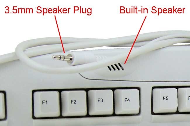 EZ 1000 AT Keyboard Built-in Speaker (5-PIN AT Connector)