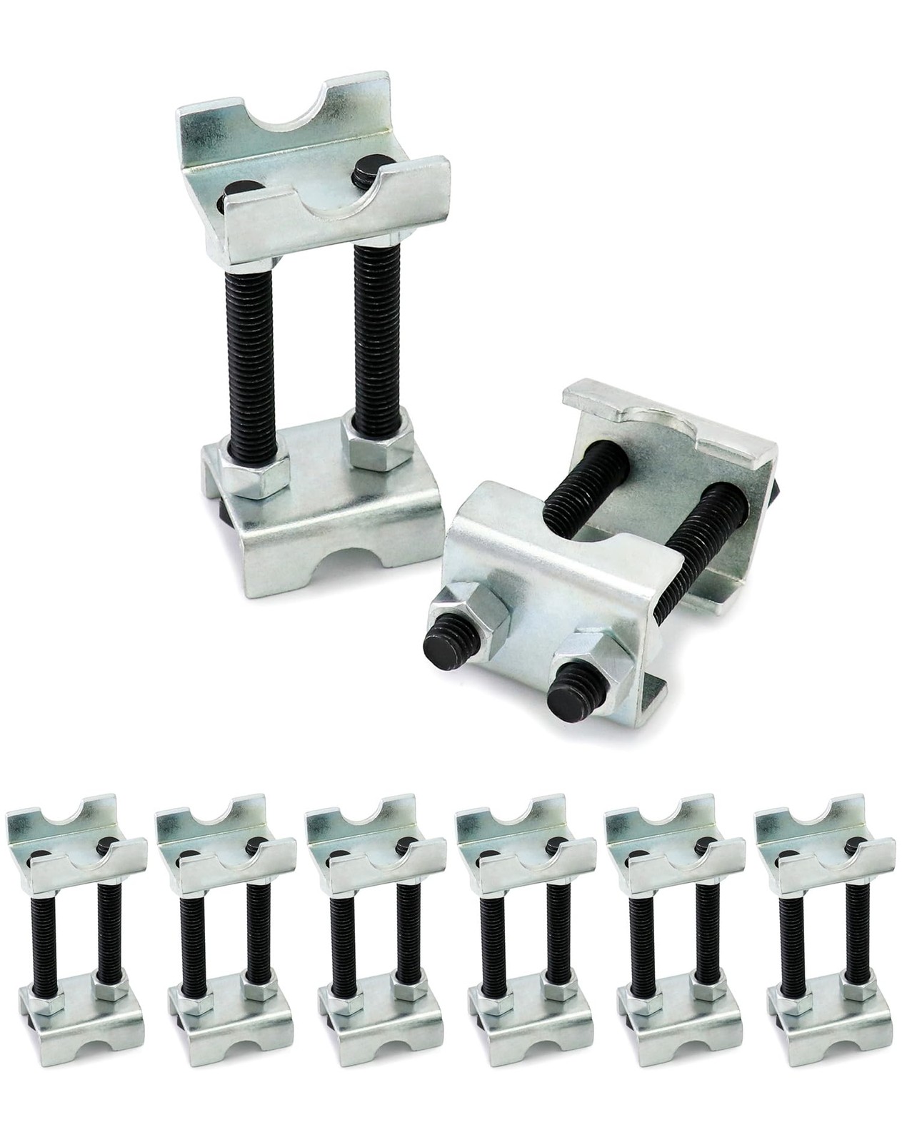 QWORK 2-Way Adjustable Spring Spacer, Spreads or Compresses Coil 8 Pack