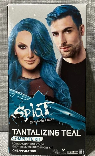 Splat Rebellious Colors Tantalizing Teal Complete Color Kit Long Lasting