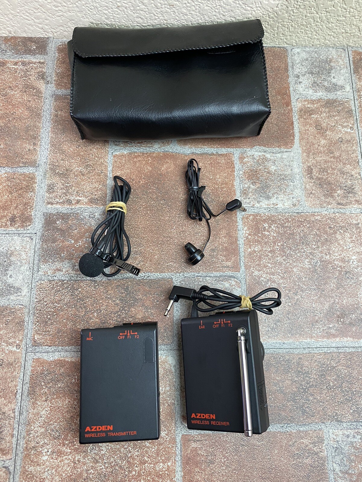 Vintage Azden WM-10 II / WR-10 II Wireless Transmitter & Receiver Bundle