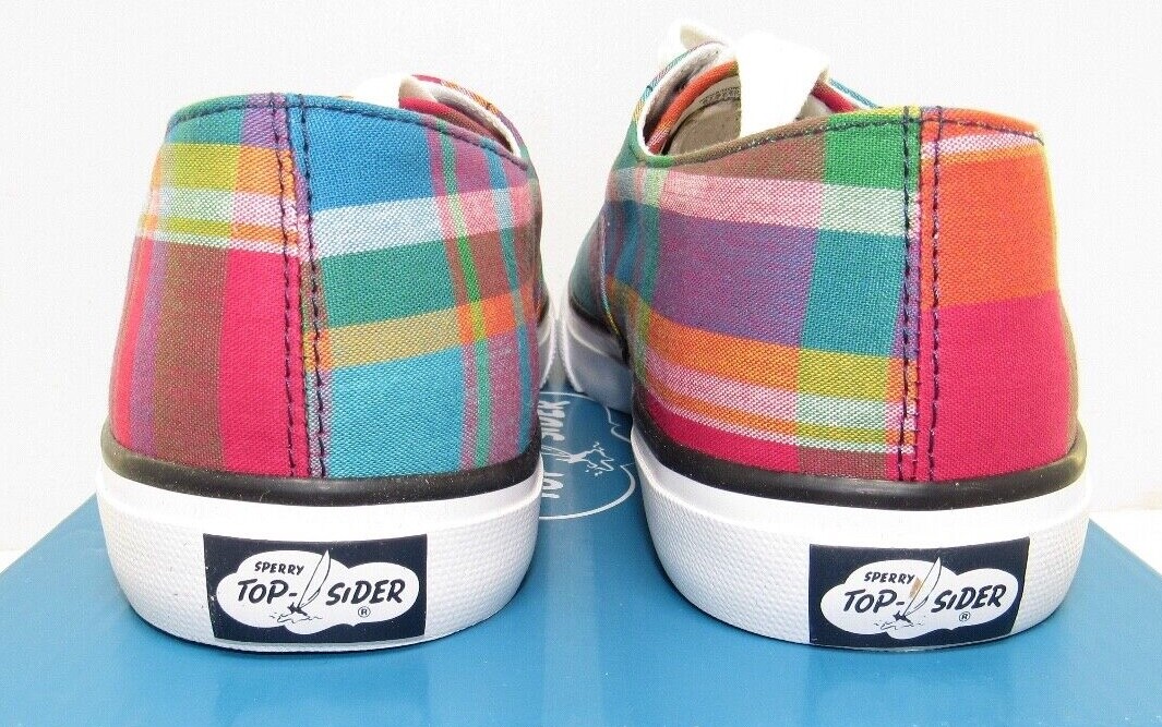 SPERRY Men's Cloud CVO Deck Sneaker Plaid Pink STS22337 5M, 10M, 10.5M EB-30