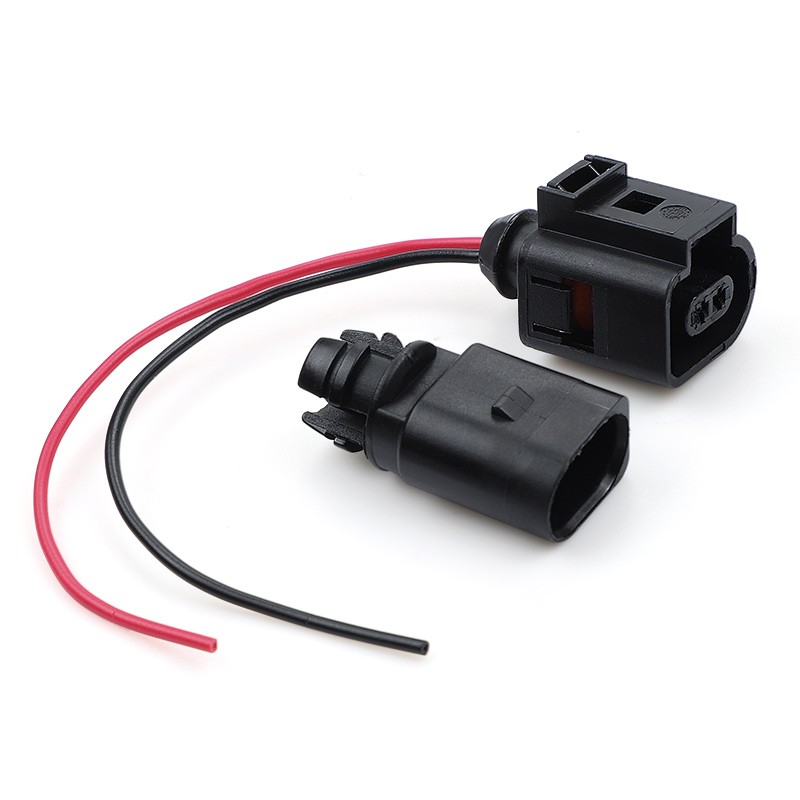 Air Ambient Temperature Temp Sensor w/ Plug Pigtail For VW Jetta Passat Audi TT