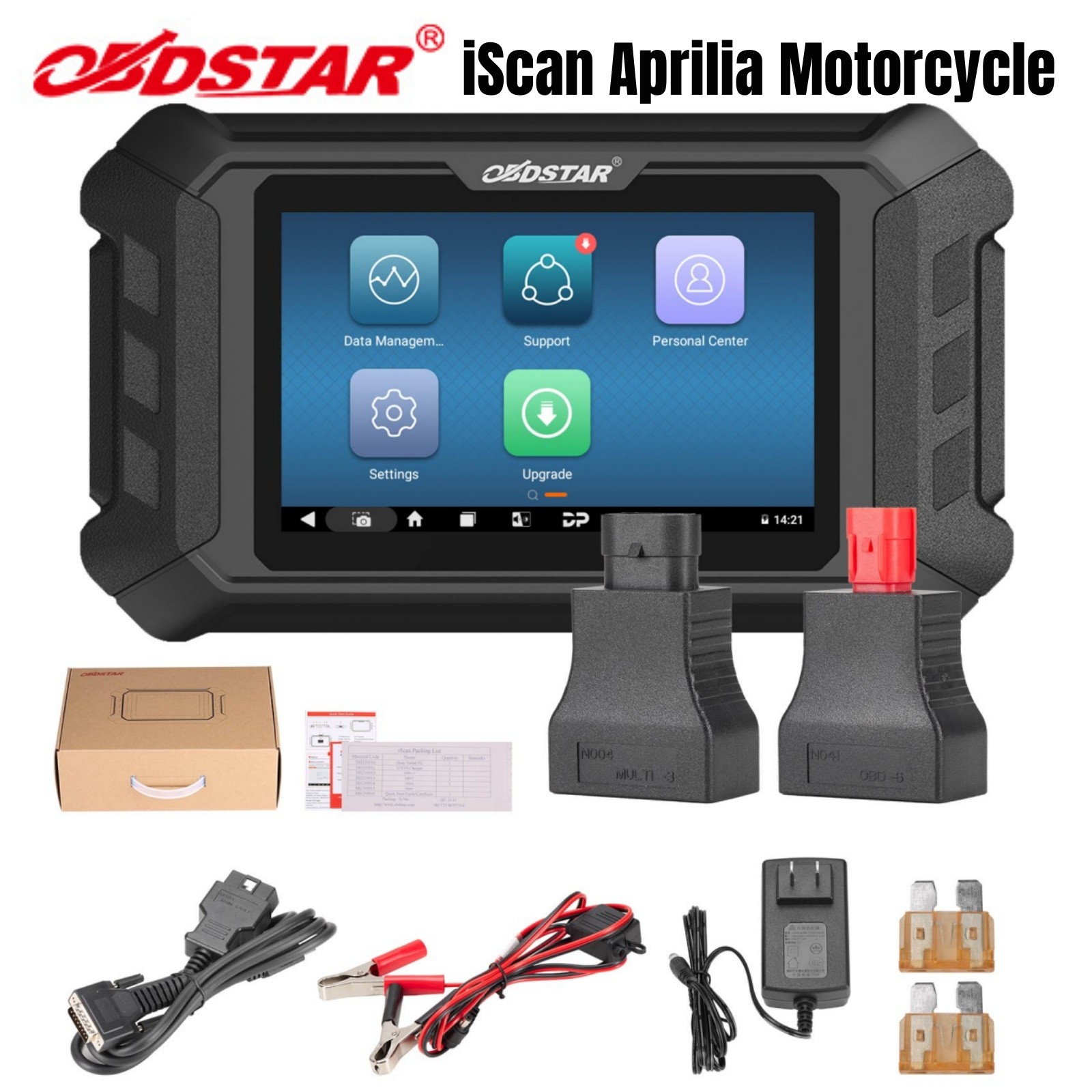 OBDSTAR iScan for Aprilia Motorcycle Diagnostic Scanner Key Coding Action test